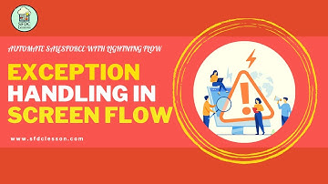 Exception Handling in Screen Flow | Automate Salesforce with Lightning Flow #salesforce #flow