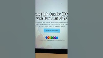 HUNYUAN 3D Magic: Image to Model in Seconds! 🖼️ #shorts