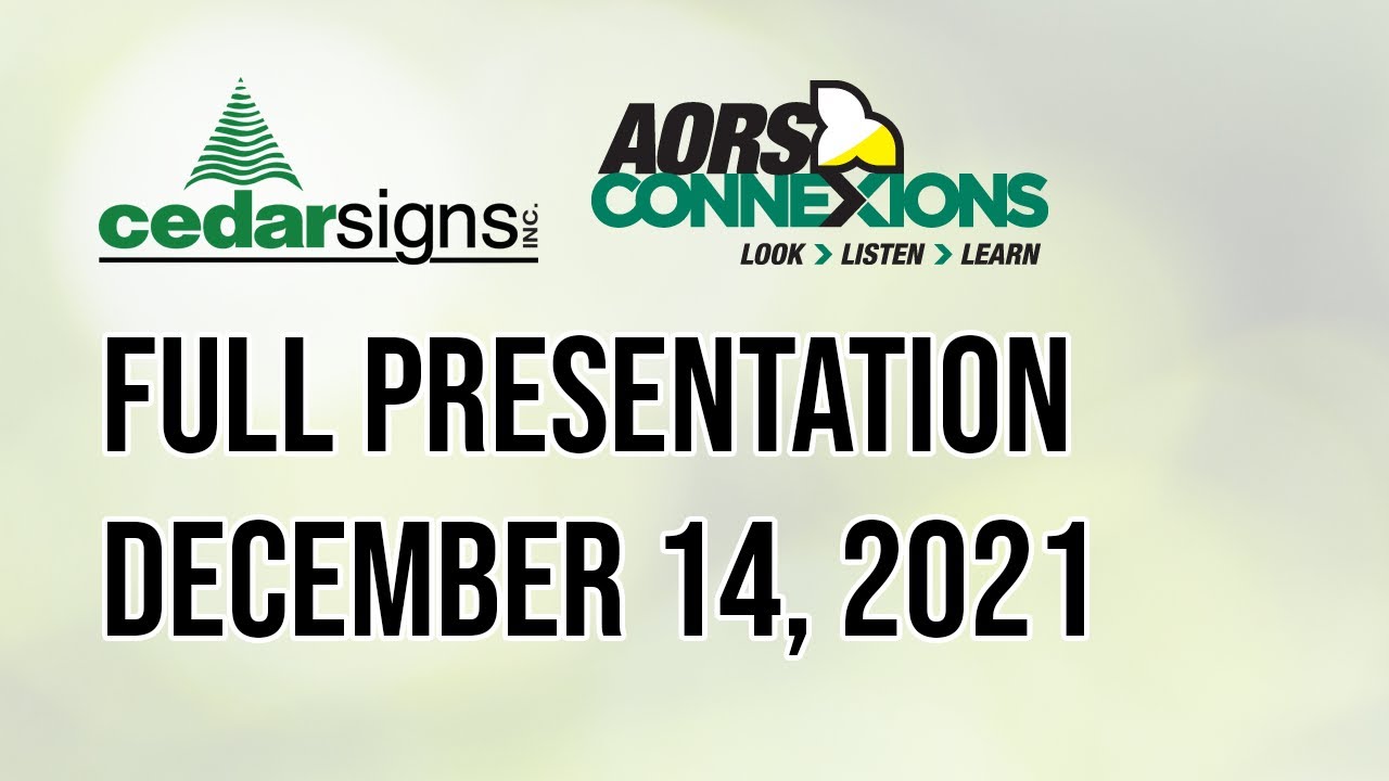 Cedar Signs AORS Connexions Broadcast