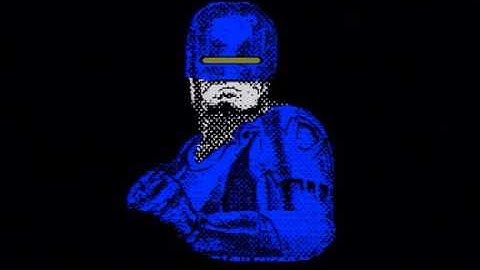 Plays RoboCop on a real Tandy Color Computer 3