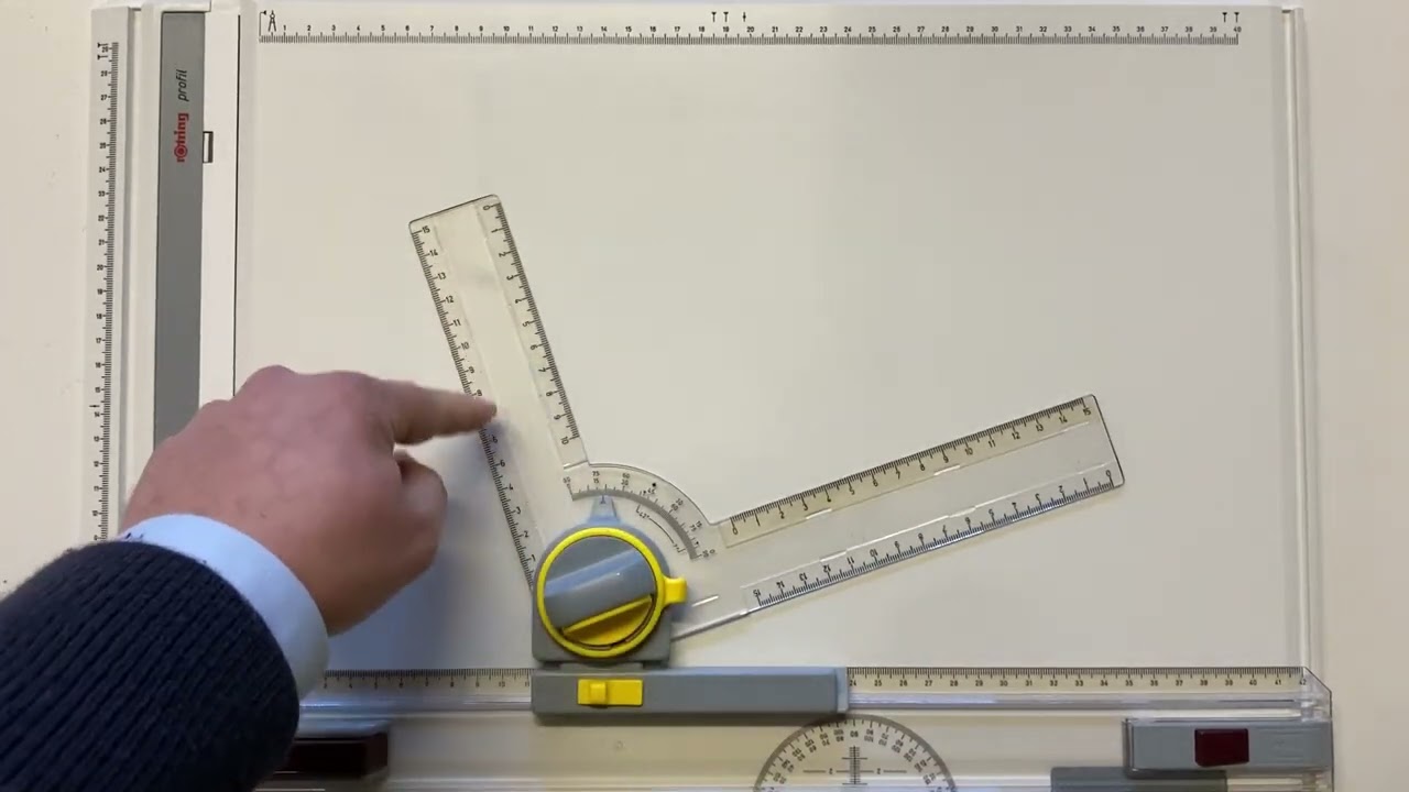 Schnell ZeichenKopf für rotring Zeichenbrett - nützliches Zeichenhilfsmittel