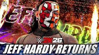 WWE 2K26 Jeff Hardy Entrance w/ Loaded Theme &amp; GFX | New WWE 2K26 Mods