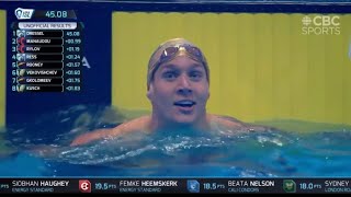 Caeleb Dressel, record américain du 100 m nage libre, finale ISL