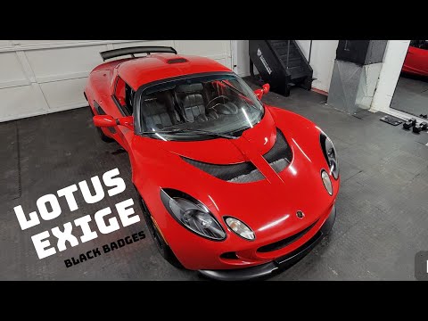 Lotus Exige All Black Badges INSTALL!!