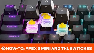 SteelSeries Apex 9 Mini is stunning with Prism Keycaps
