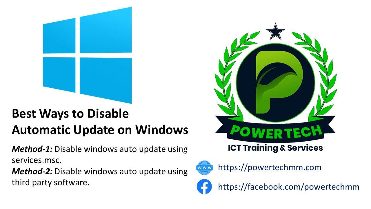 Best Ways to Disable Automatic Update on Windows - YouTube