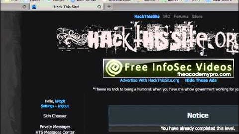 Hackthissite.org Basic 10
