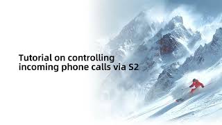 EJEAS S2 SKI Intercom System Control Mobile Phone Tutorial