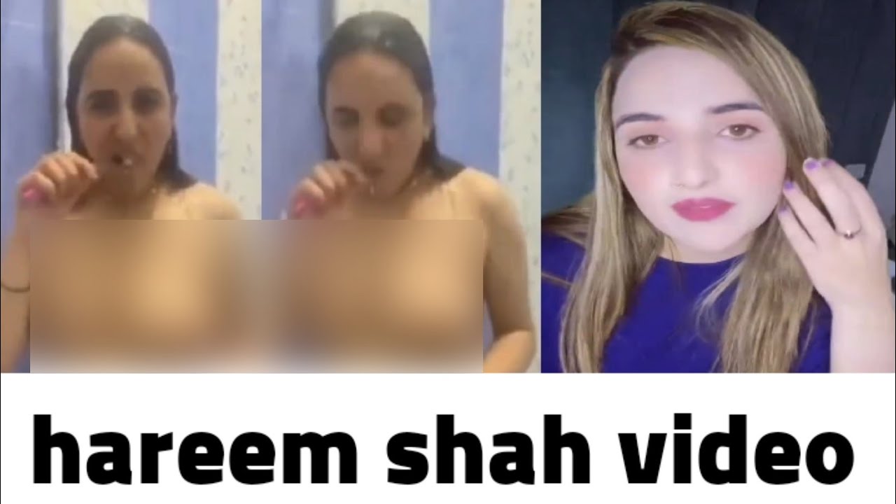 Hareem shah bathing video