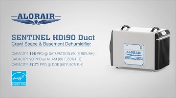AlorAir Sentinel HDi90 (Duct) Commercial Dehumidifier