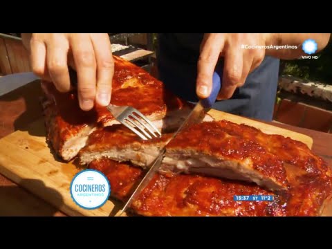 Preview de Todo a la parrilla, pechito con manta a la barbacoa casera