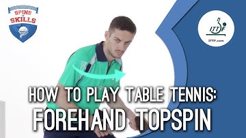 How To Play Table Tennis - Forehand Topspin