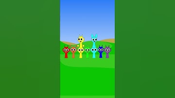 White and Gray  Sing the ColorsMixing Song 🎶🌈 | Sprunki Incredibox Coloring Challenge