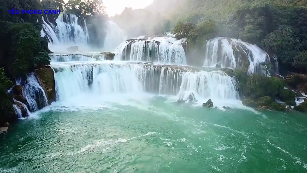 Thác Bản Giốc Cao Bằng Góc Nhìn Flycam