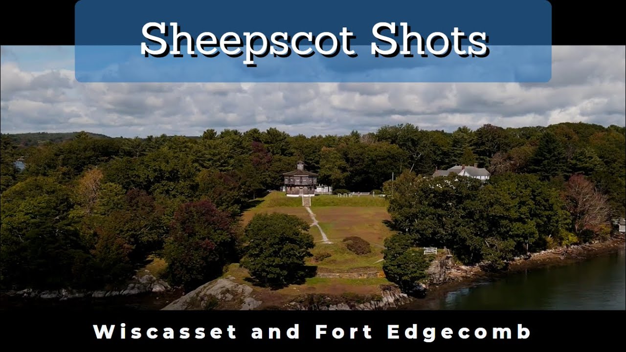 Sheepscot River, Wiscasset, and Fort Edgecomb. Maine, summer 2021