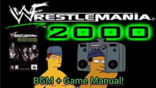 WWF WrestleMania 2000 Full BGM + Instruction Booklet