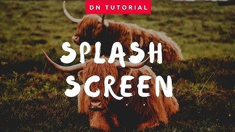 how to create splash screen in visual studio || Flat Design UI Splash Screen || DN Tutorial