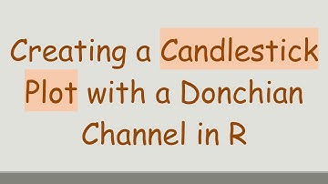 Creating a Candlestick Plot with a Donchian Channel in R