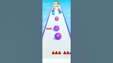 TEST BALL RUN 2048  LEVEL 2 - Gameplay Walkthrough (iOS,Android Gameplay) BALL RUN (2024)