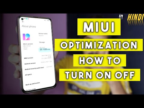 How to Turn Off MIUI Optimization | MIUI 12 Optimization Settings 🚦