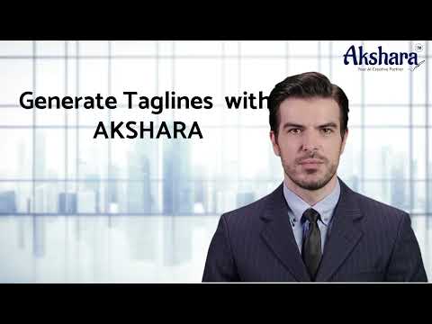 Generate Taglines with Akshara