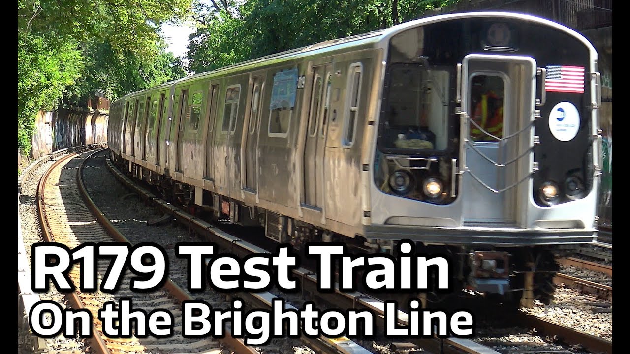 ⁴ᴷ New R179 Subway Cars EMI Testing on the Brighton Line