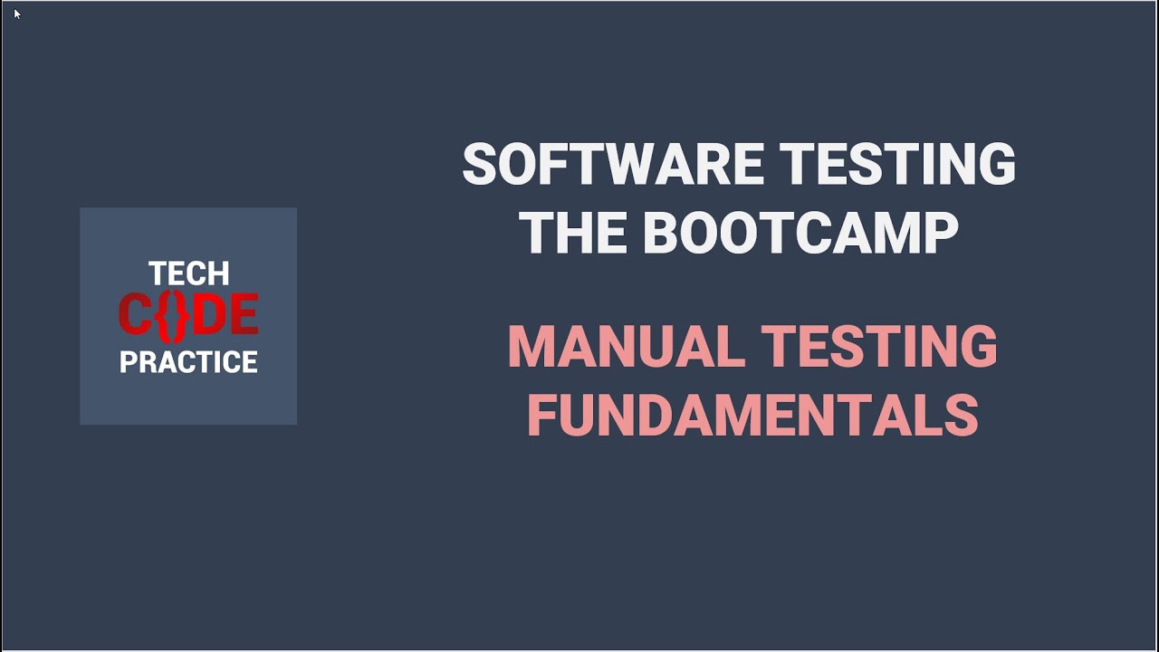 Manual Testing Fundamentals Pt 1 - YouTube