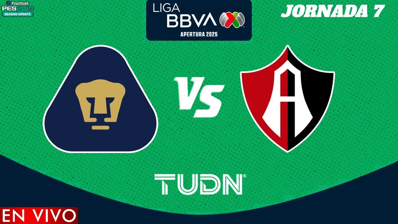 Pumas vs Atlas EN VIVO | Jornada 7 Liga MX Apertura 2025 - YouTube