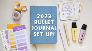 starting a new bullet journal for 2023! ✨📓 six month set up