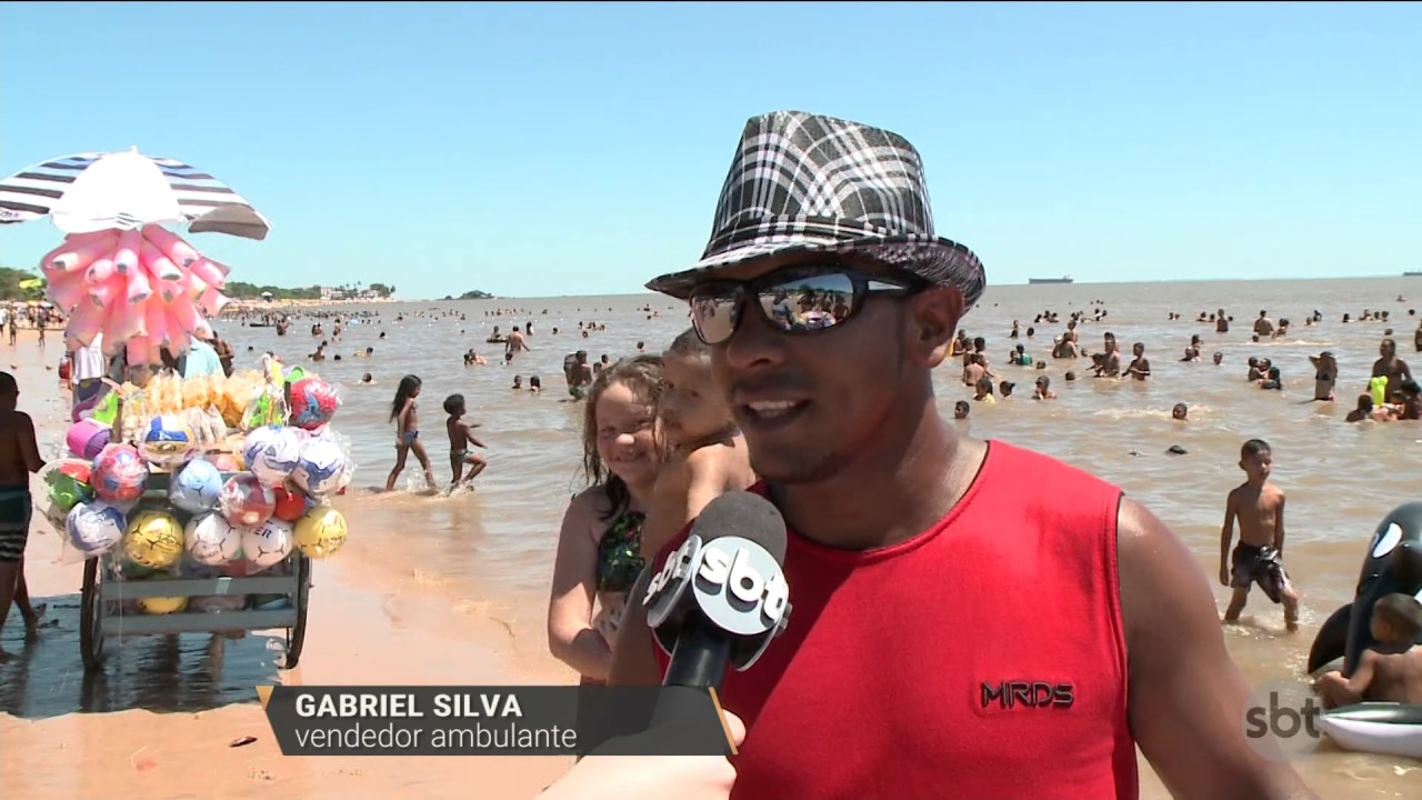 SBT PARÁ (17.07.2017) Mosqueiro lotado no terceiro final de semana de julho