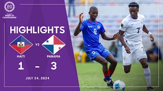 2024 U-20 Championship | Haiti vs Panama | Group C