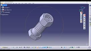10 DMU kinematics bolt and nut simulation catia V5