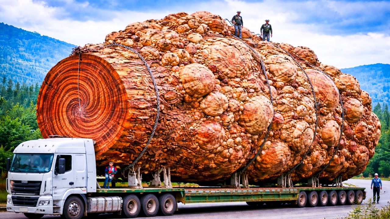 How to Work with These Perfectly Giant Logs // The Perfect Workshop ...