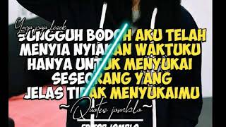Quotes jomblo berkelas||cocok untyk story wa