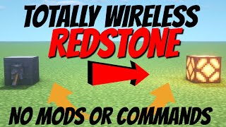 Wireless Redstone is REAL: How to make Wireless Redstone in all Directions - Redstone Tutorial 2020 screenshot 5