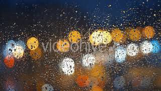 Raindrops on Window | Stock Footage - Envato elements