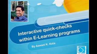 Interactive Quick Checks for E- Learning Assessments