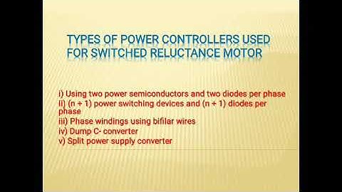 Switched Reluctance Motor