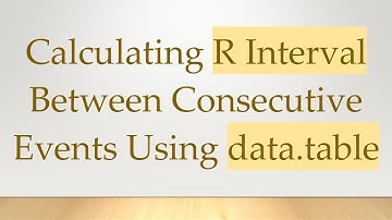 Calculating R Interval Between Consecutive Events Using data.table