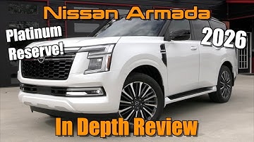 2026 Nissan Armada Platinum Reserve: Start Up, Test Drive & In Depth Review