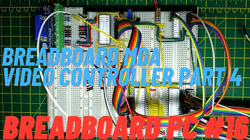 Breadboard 8088 PC MDA Video Controller (MDA#4) #16