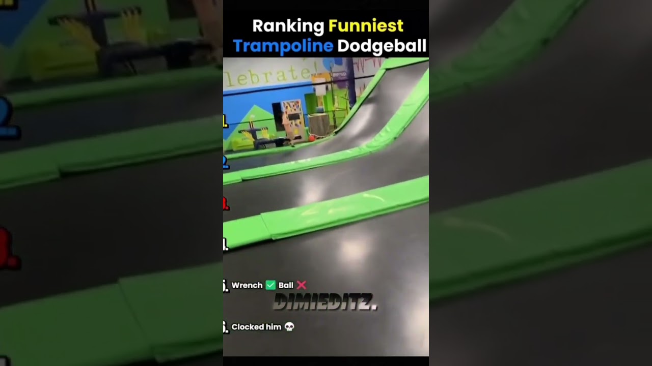 Ranking the funniest/craziest Trampoline Dodgeball moments! part 1 