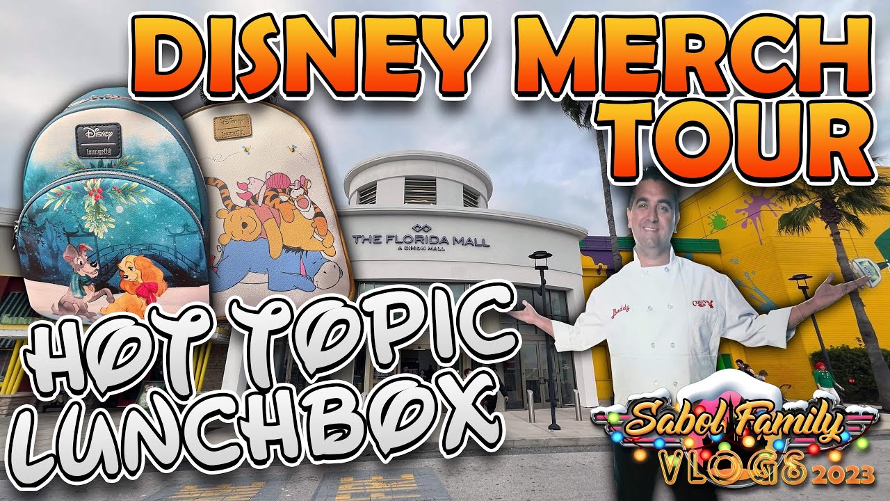 HOTTOPIC & BOXLUNCH Disney Shopping Florida Mall Merch Tour TONS Of