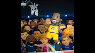 Reviewing LA Lakers Bleacher Creature Lebron James Plush Toy