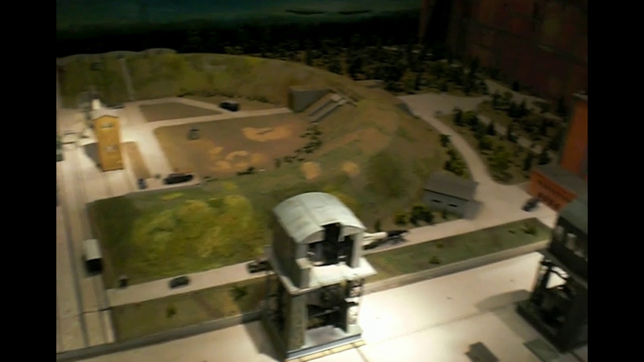 Diorama of Peenemünde Launch Facility before Operation Hydra