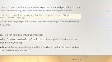 Creating a Common Parameter Type Widget Function Across Multiple Classes in Flutter