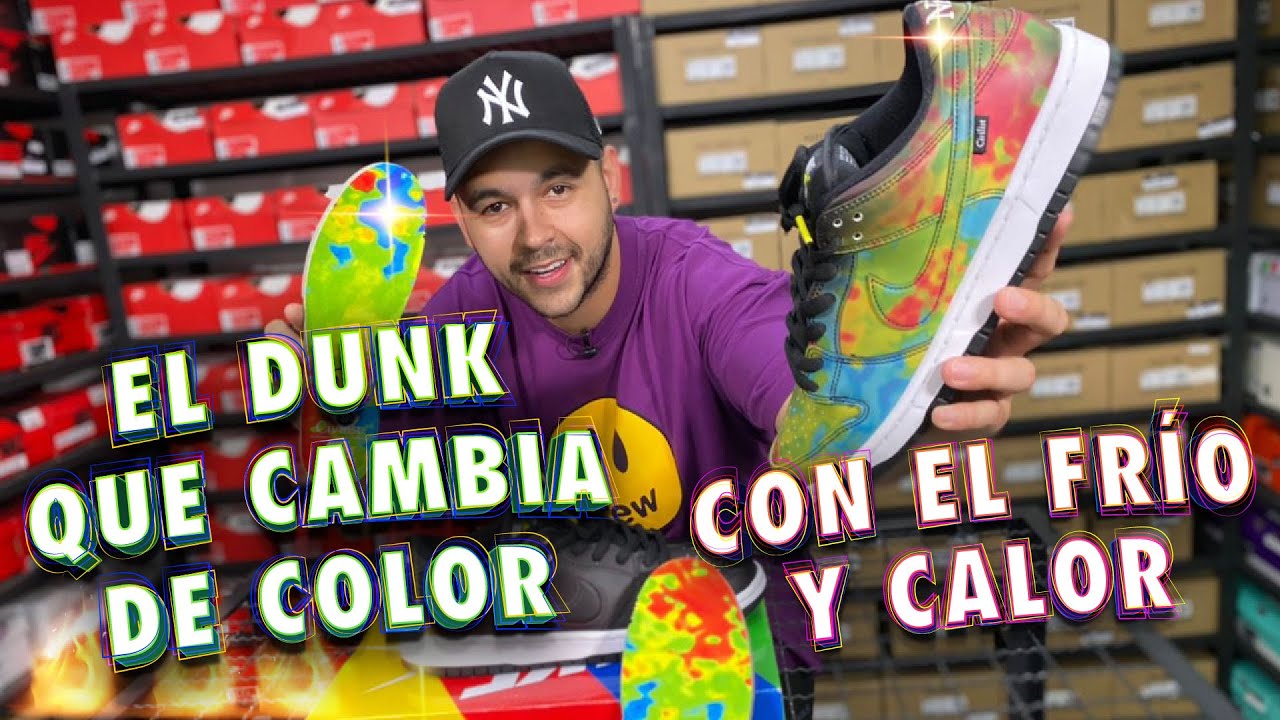 Nike Dunk Civilist 🚨, el sneaker 👟 que cambia de color con la temperatura  🌡 - YouTube