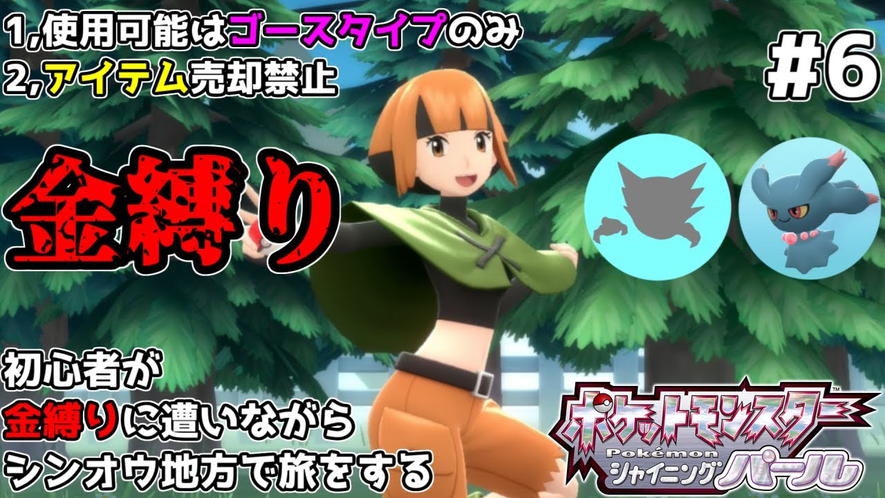 ポケモンbdsp 初心者が金縛りに遭いながらシンオウ地方で旅をする 6 Youtube
