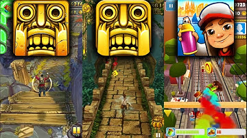 Temple Run 2 Sky Summit Vs Temple Run Vs Subway Surfers Barcelona - Endless Run