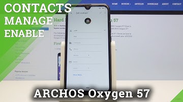 How to Add Photo to Contact in Archos Oxygen 57 - Personalize Contact